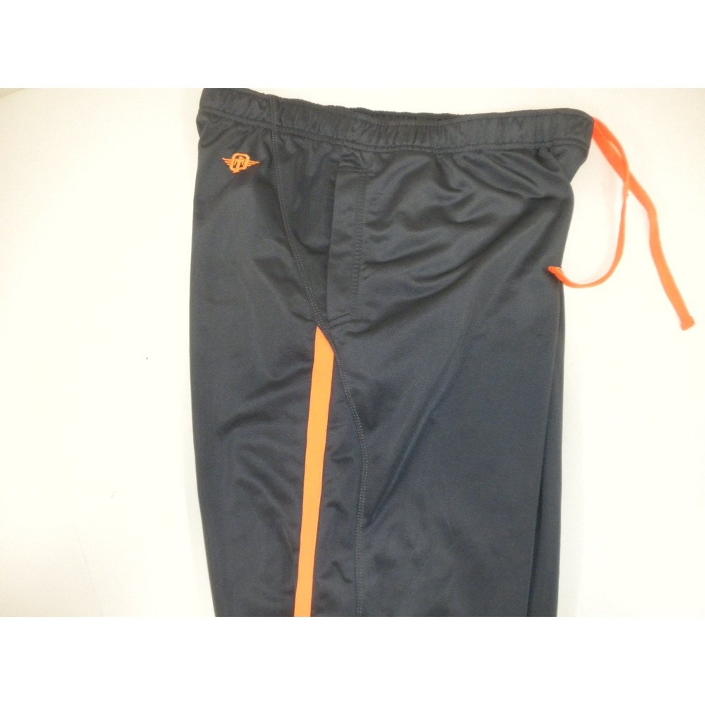 Tapout Sweatpants Joggers Mens L Gray Orange‎ MMA Training Fight Warm Up Y2K - Picture 6 of 11